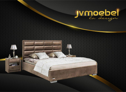 Bett Textil Schlafzimmer Design Möbel Moderne Luxus Betten Polster Gestell Neu